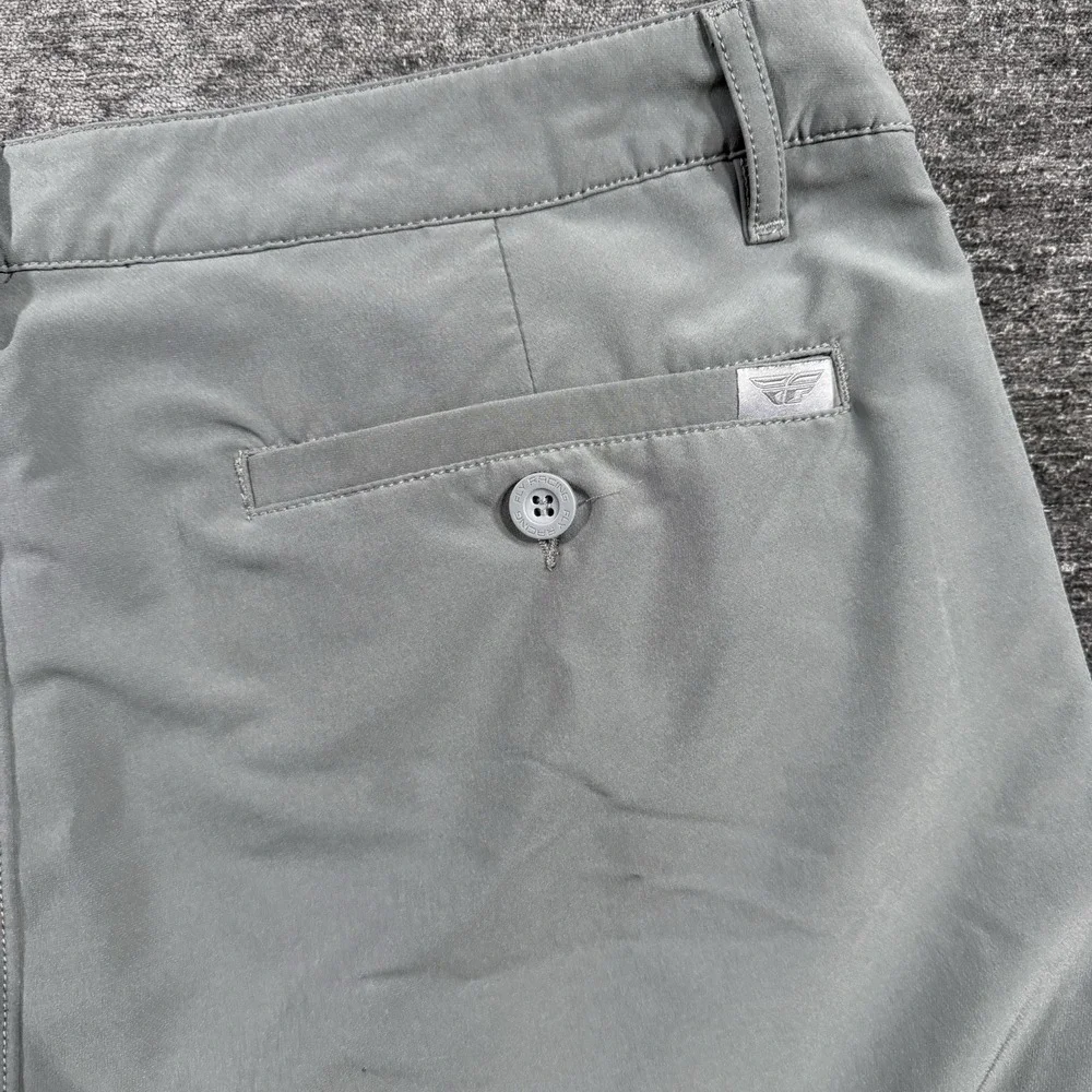 Fly Racing Freelance Men's Chino Shorts Size‎ 36 Gray Stretch Polyester MTB